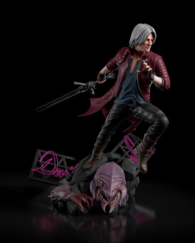 Dante devil may cry 3d - may, druck
